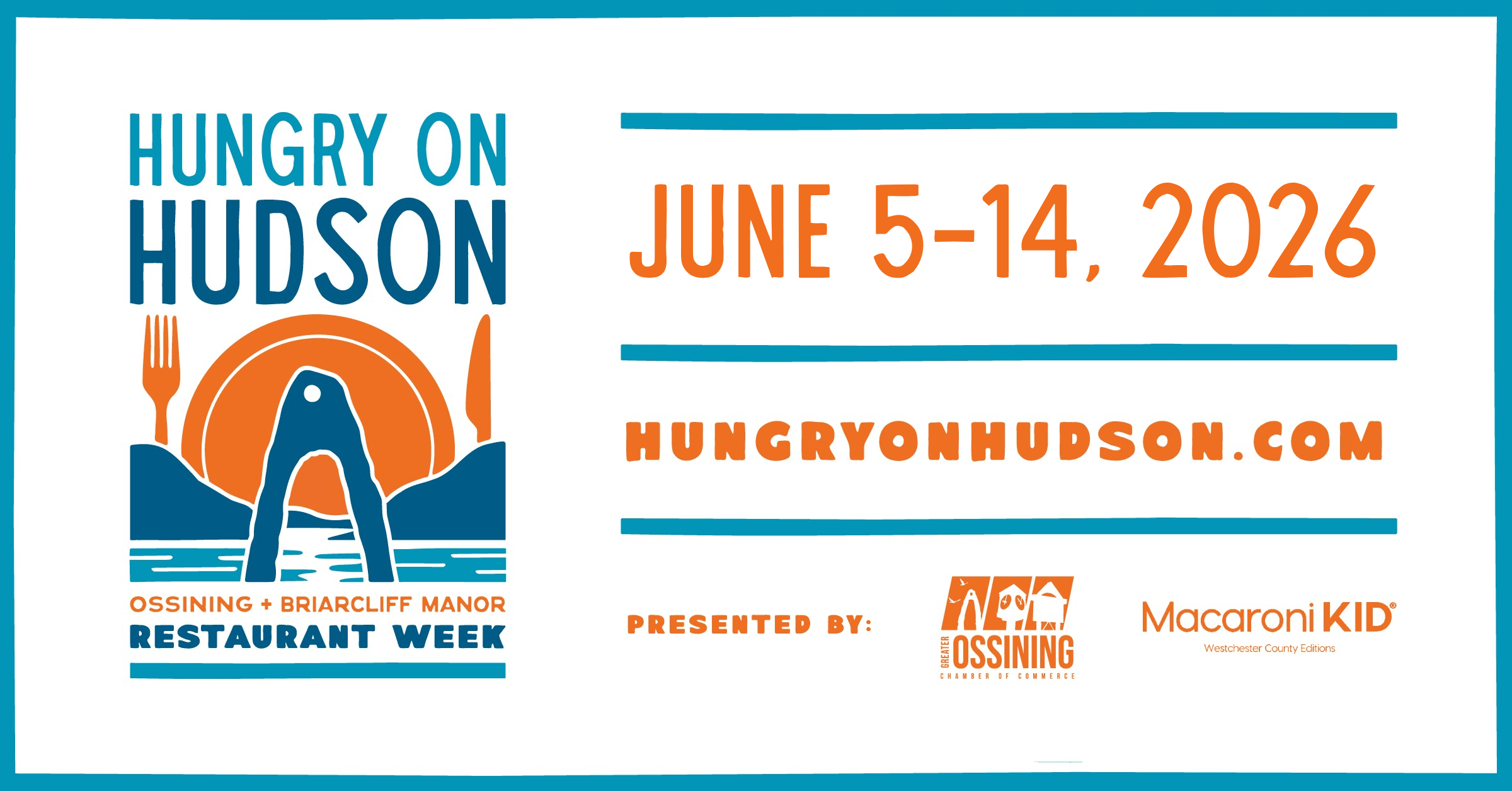 Hungry on Hudson Ossining Briarcliff Restaurant Week June 2026